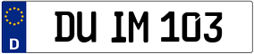 Truck License Plate